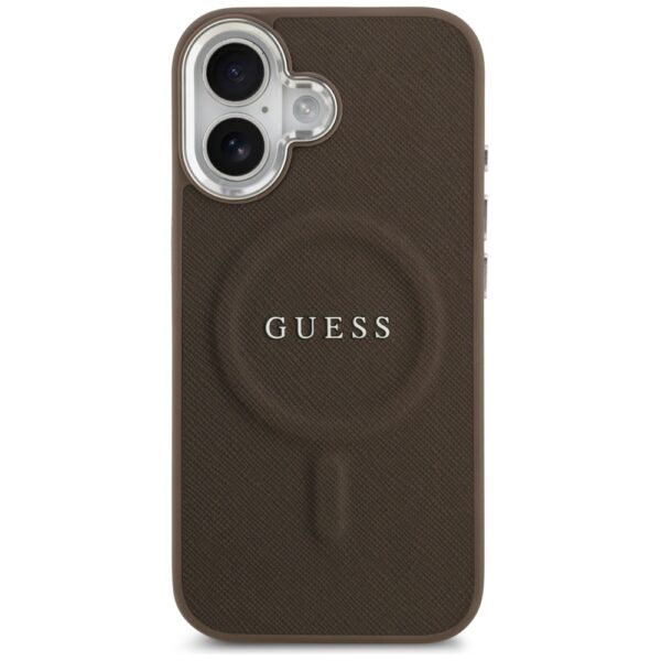 Guess Classic Logo MagSafe Case for iPhone 17 - Browneng
