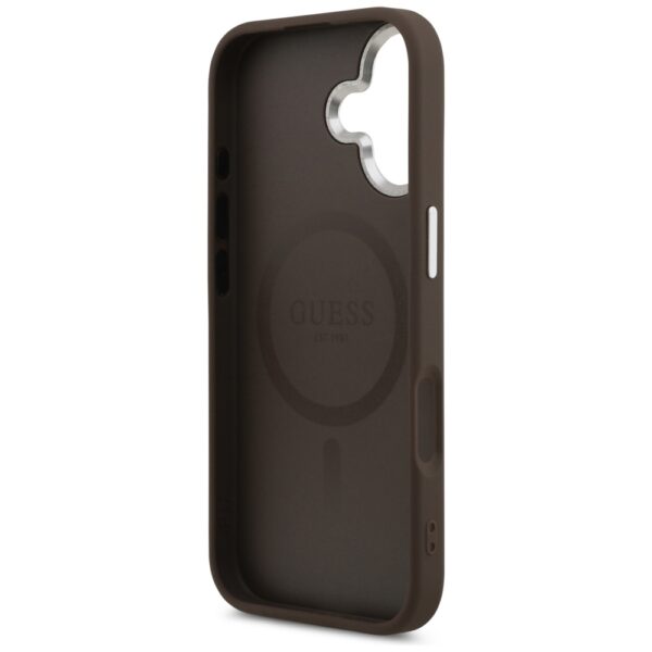 Guess Classic Logo MagSafe Case for iPhone 17 - Browneng