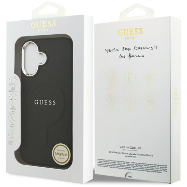 Guess Classic Logo MagSafe Case for iPhone 17 - Blackeng