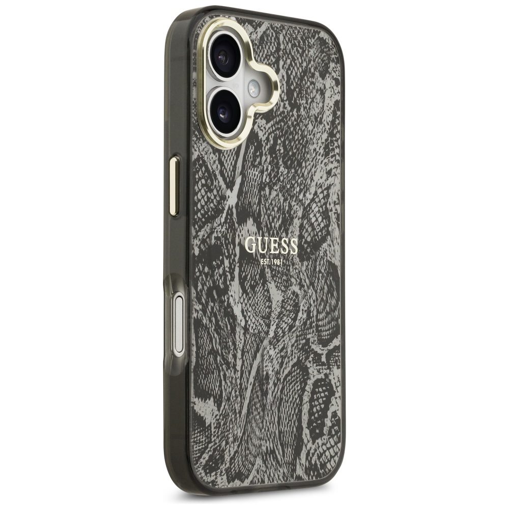 Guess Python Pattern MagSafe Case for iPhone 17 - Blackeng
