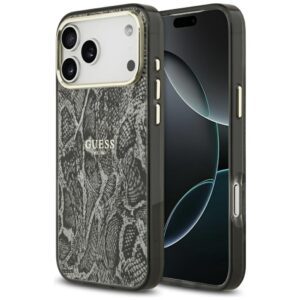 Guess Python Pattern MagSafe Case for iPhone 17 Pro Max - Blackeng