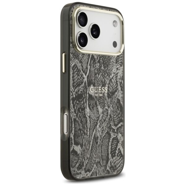 Guess Python Pattern MagSafe Case for iPhone 17 Pro Max - Blackeng