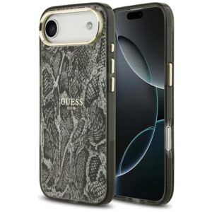 Guess Python Pattern MagSafe Case for iPhone Air - Blackeng
