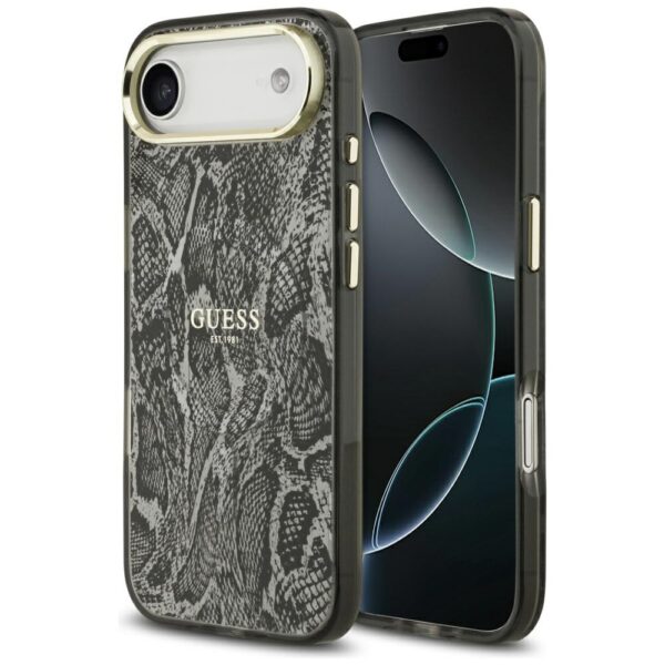 Guess Python Pattern MagSafe Case for iPhone Air - Blackeng