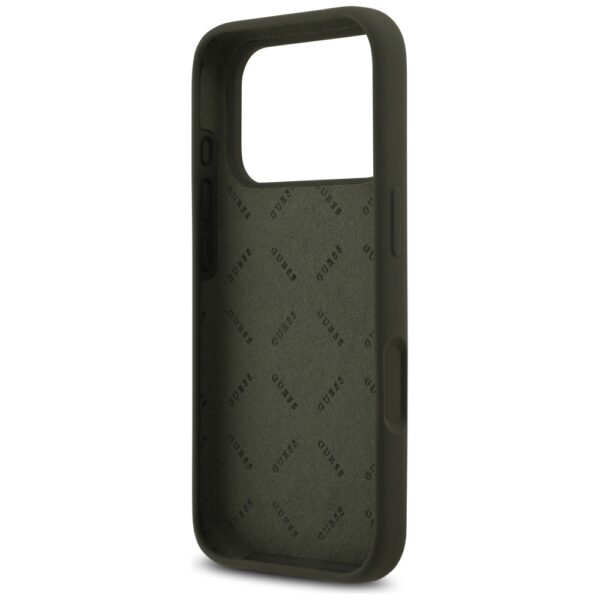 Guess Silicone Big 4G Script Case for iPhone 17 Pro Max - Greeneng