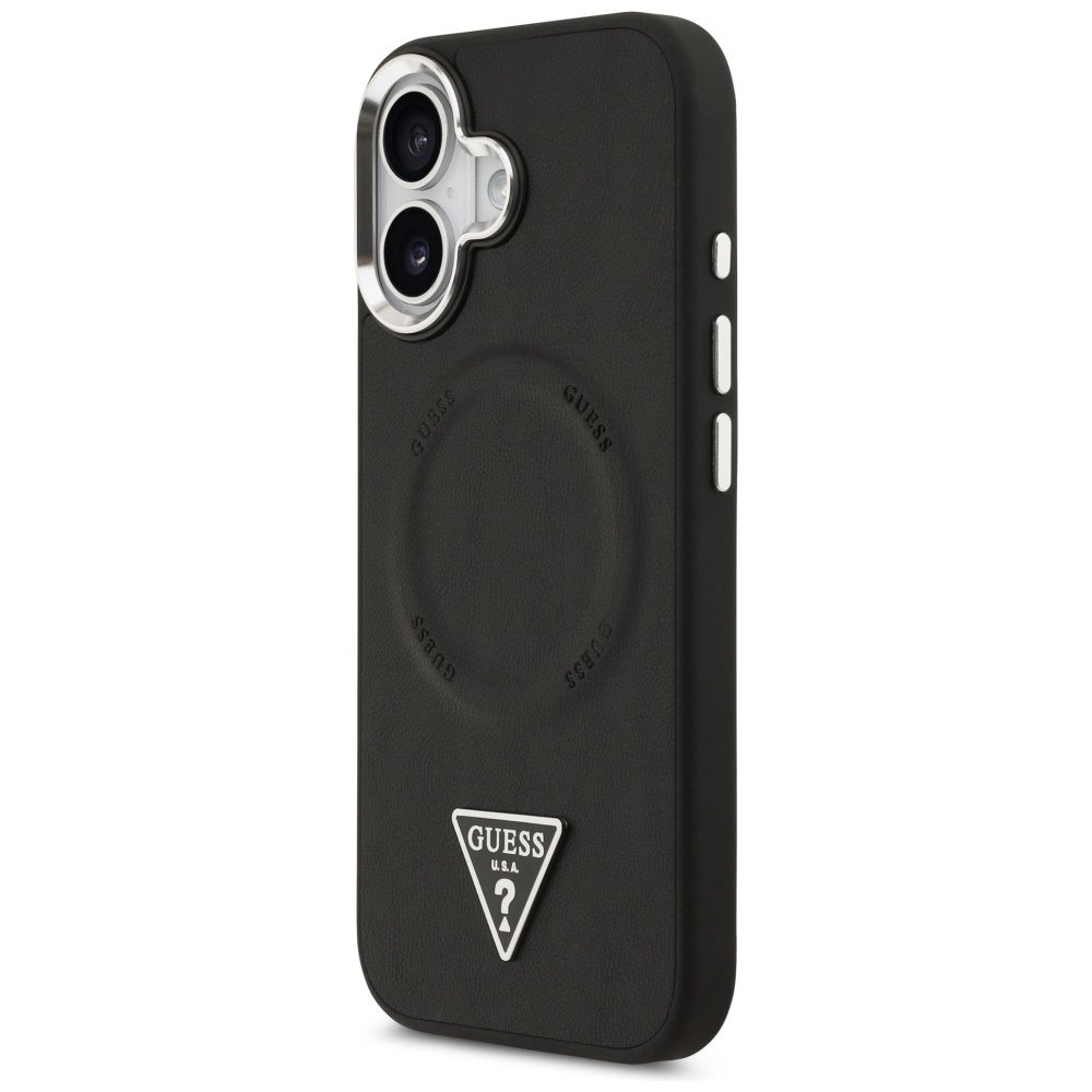 201231_2 Guess Triangle Logo MagSafe case for iPhone 17 - blackeng