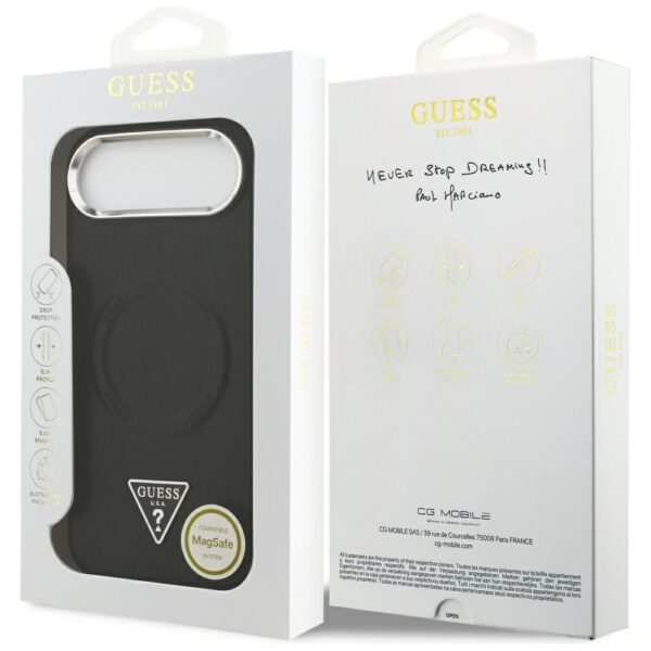 Guess Triangle Logo MagSafe Case for iPhone Air - Blackeng