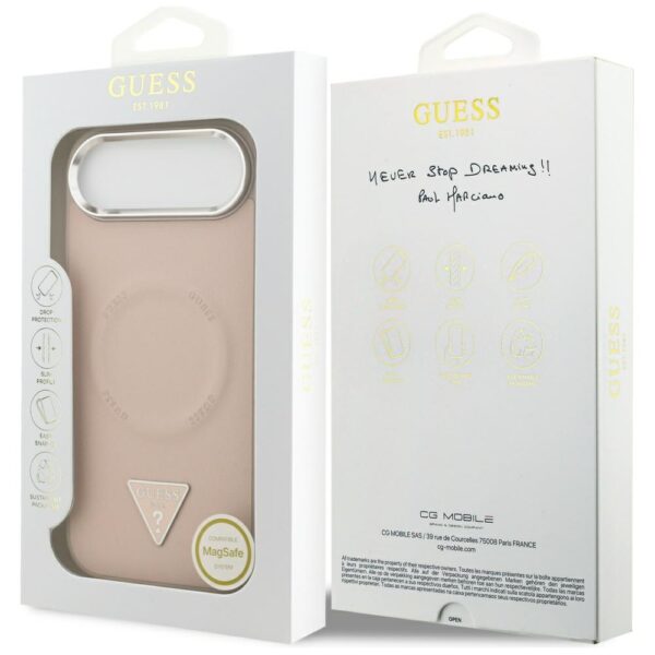 Guess Triangle Logo MagSafe Case for iPhone Air - Pinkeng