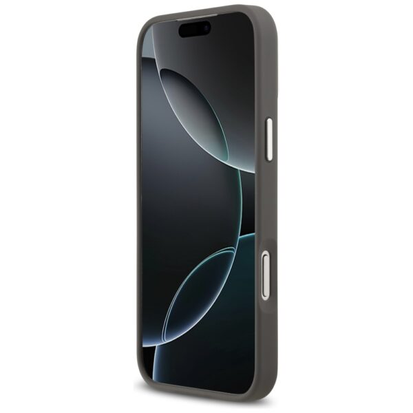 Karl Lagerfeld FW Grained Karl & Choupette Heads Pins & Logo iPhone 17 Pro Max Case - Grayeng