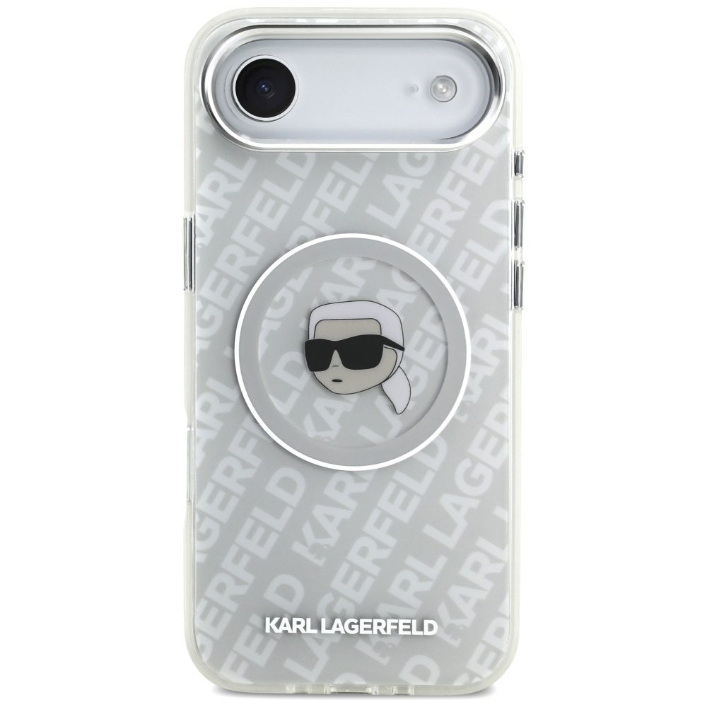 201256_3 Karl Lagerfeld IML Karl Head Logo MagSafe iPhone Air Case - Grayeng