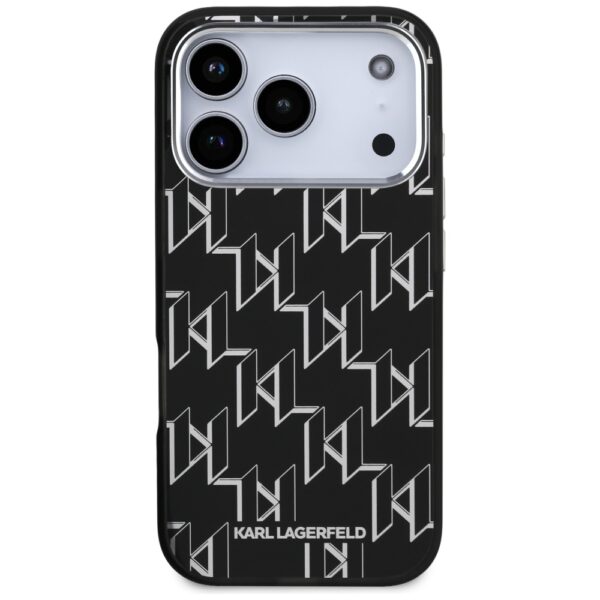 Karl Lagerfeld IML KL Monogram MagSafe Case for iPhone 17 Pro - Blackeng