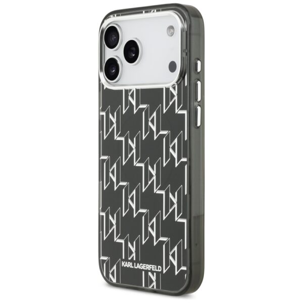 Karl Lagerfeld IML KL Monogram MagSafe Case for iPhone 17 Pro Max - Blackeng
