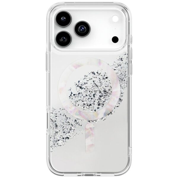 Uniq Coehl Crystelle case for iPhone 17 Pro Max Magnetic Charging - silvereng
