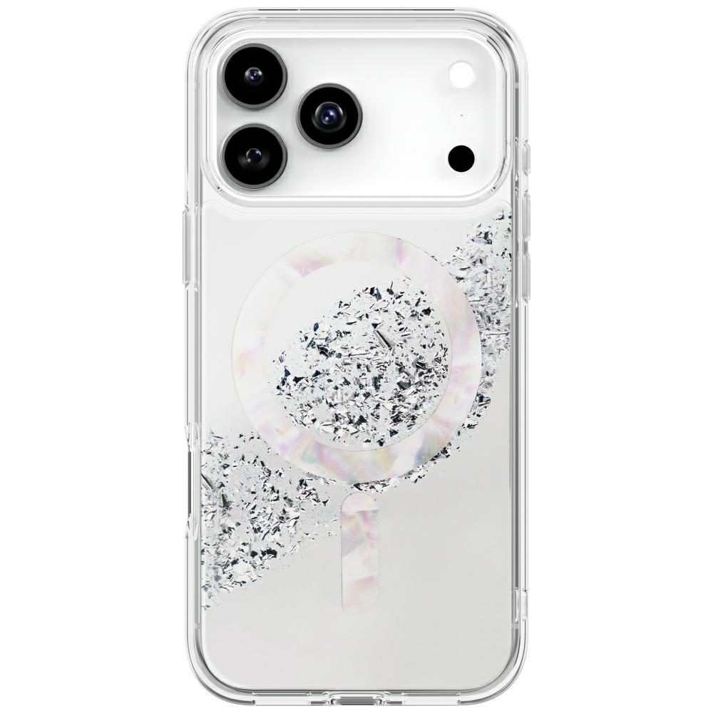 Uniq Coehl Crystelle case for iPhone 17 Pro Max Magnetic Charging - silvereng