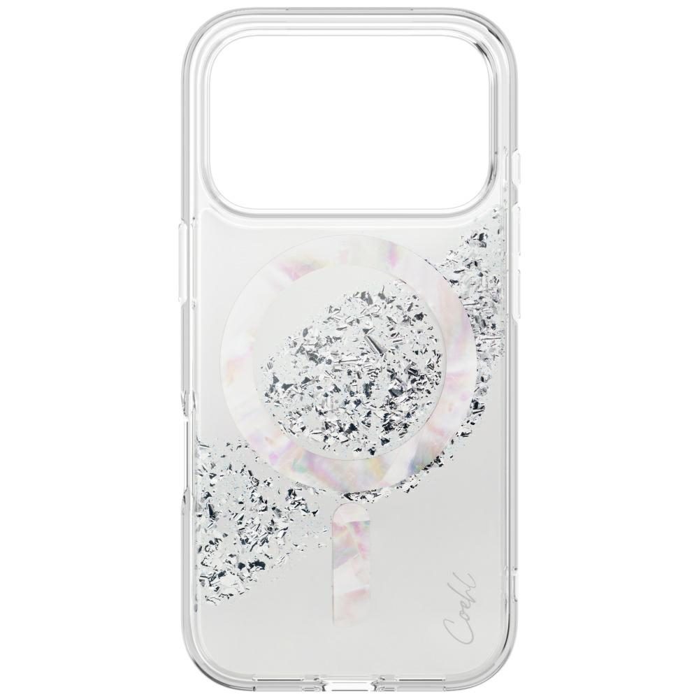 Uniq Coehl Crystelle case for iPhone 17 Pro Max Magnetic Charging - silvereng