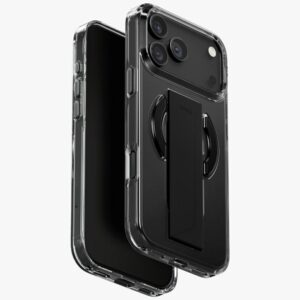 201327_1 Uniq Heldro Air Case for iPhone 17 Pro Max Magclick Charging - Blackeng