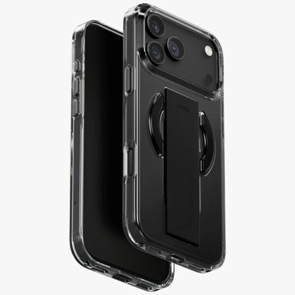 Uniq Heldro Air Case for iPhone 17 Pro Max Magclick Charging - Blackeng