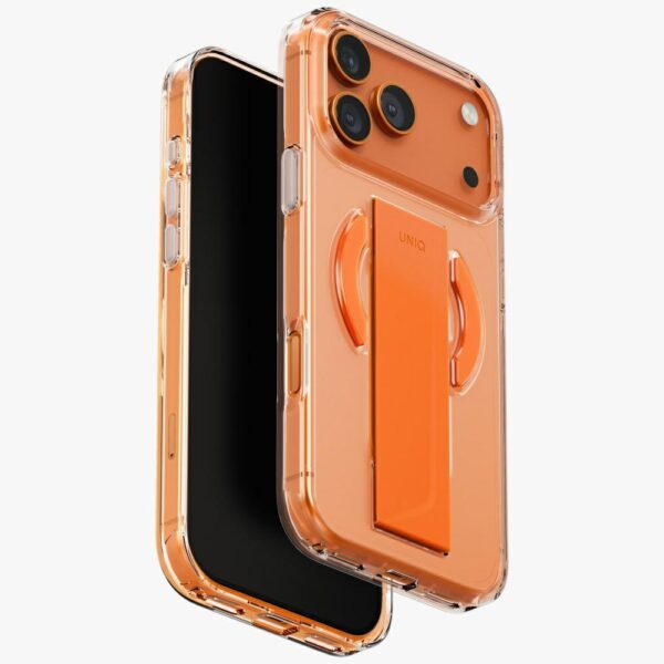 Uniq Heldro Air Case for iPhone 17 Pro Max Magclick Charging - Orangeeng