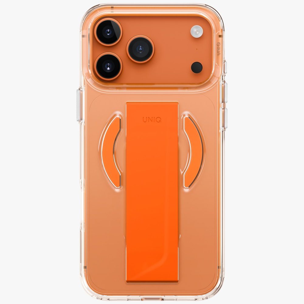 Uniq Heldro Air Case for iPhone 17 Pro Max Magclick Charging - Orangeeng