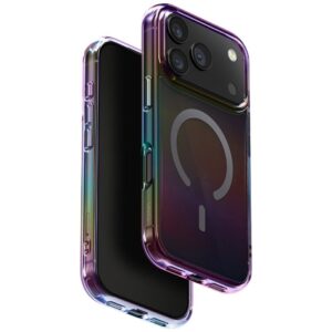 201330_1 Uniq Iridescia Case for iPhone 17 Pro Magclick Charging - Multicoloreng