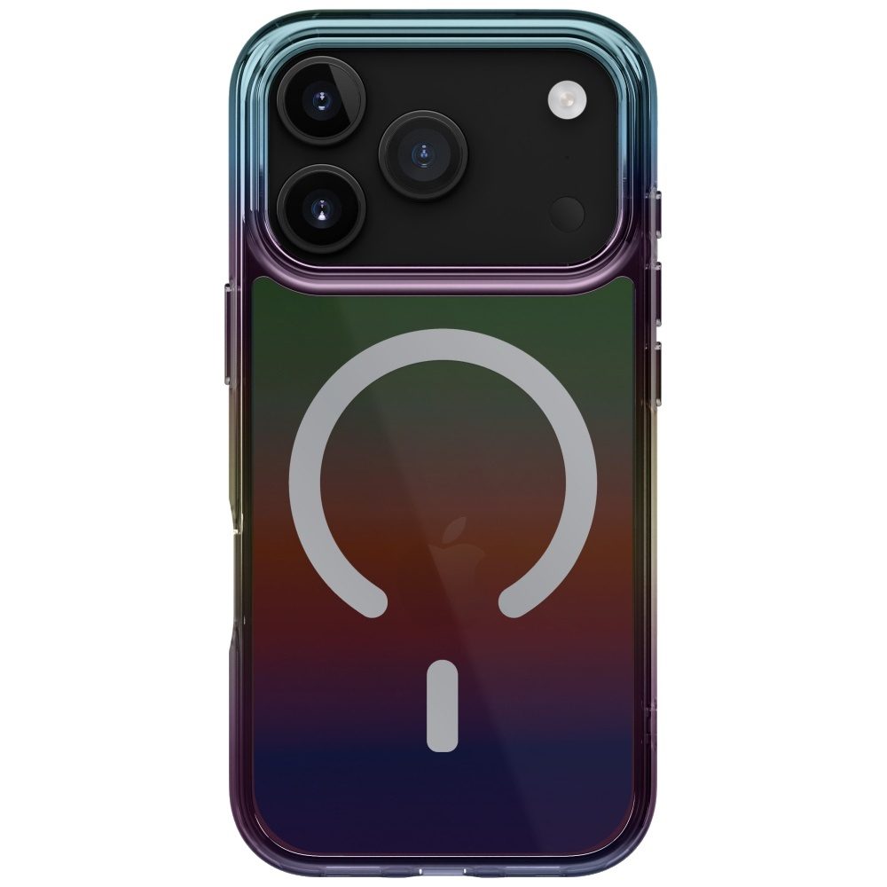 201330_2 Uniq Iridescia Case for iPhone 17 Pro Magclick Charging - Multicoloreng