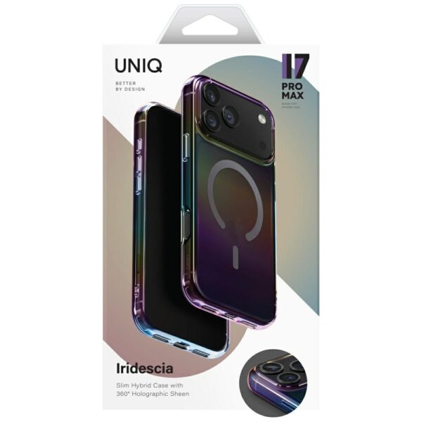Uniq Iridescia Case for iPhone 17 Pro Max Magclick Charging - Multicoloreng