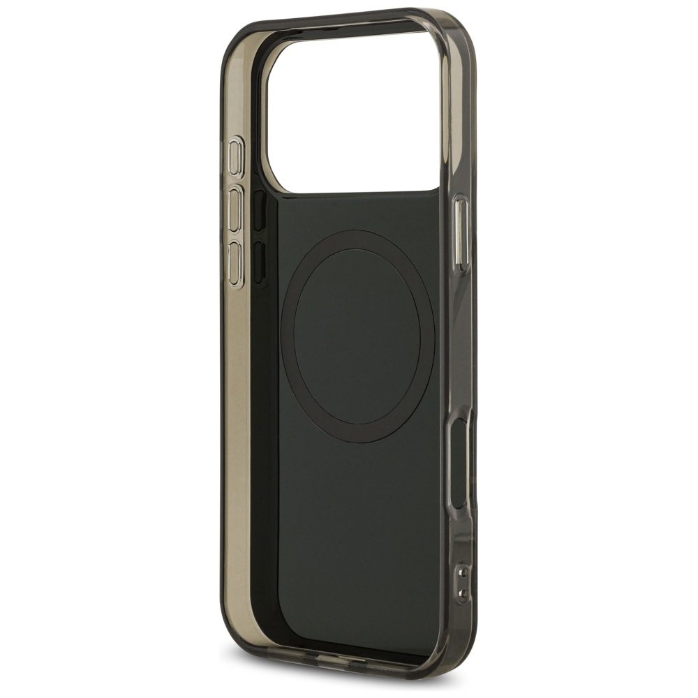 US Polo DH and Bottom Stripe Logo MagSafe Case for iPhone 17 Pro Max - Blackeng