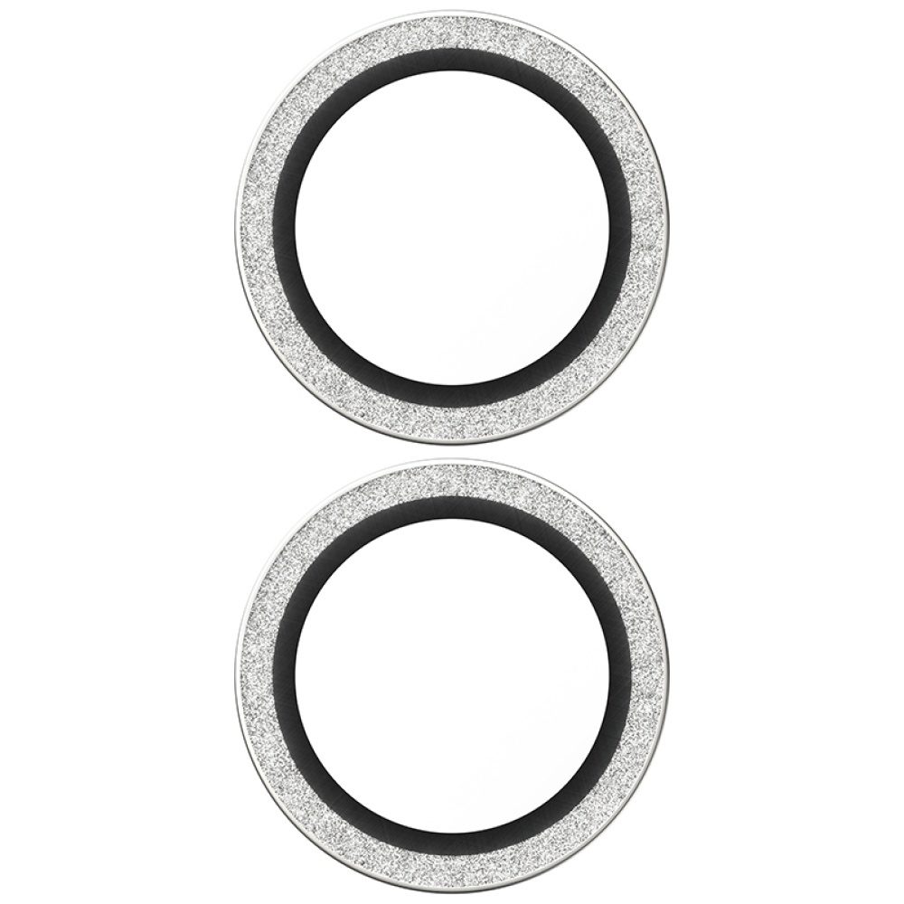 201376_3 PanzerGlass Hoops Glitter Tempered Glass Lens Screen Protector for iPhone 17 / 16 / 16 Plus - Silvereng
