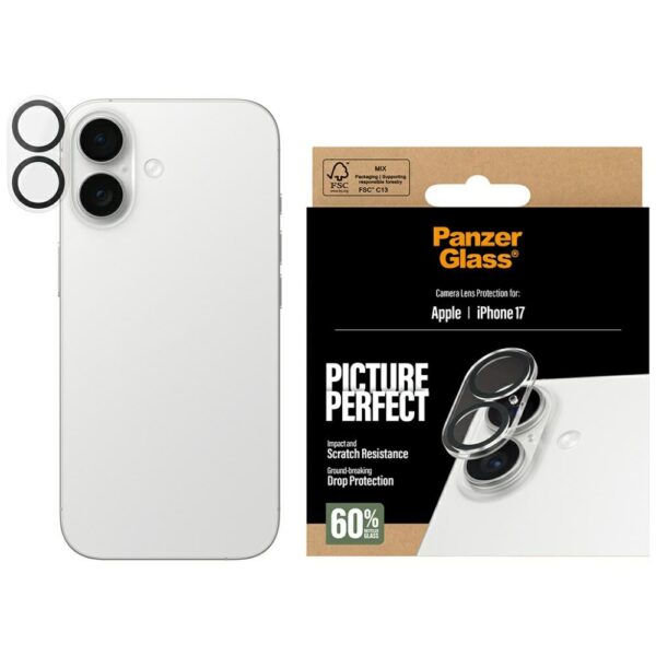 PanzerGlass PicturePerfect Tempered Glass Lens Screen Protector for iPhone 17eng