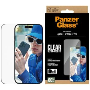 PanzerGlass Ultra-Wide Fit EasyAligner Tempered Glass for iPhone 17 Proeng