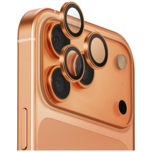 Uniq Optix Aluminum Camera Lens Protector for iPhone 17 Pro / iPhone 17 Pro Max with Applicator - Coppereng