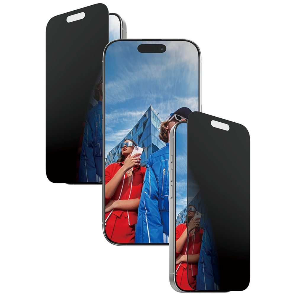 PanzerGlass Ultra-Wide Fit EasyAligner Privacy Glass for iPhone 17 / 16 Proeng