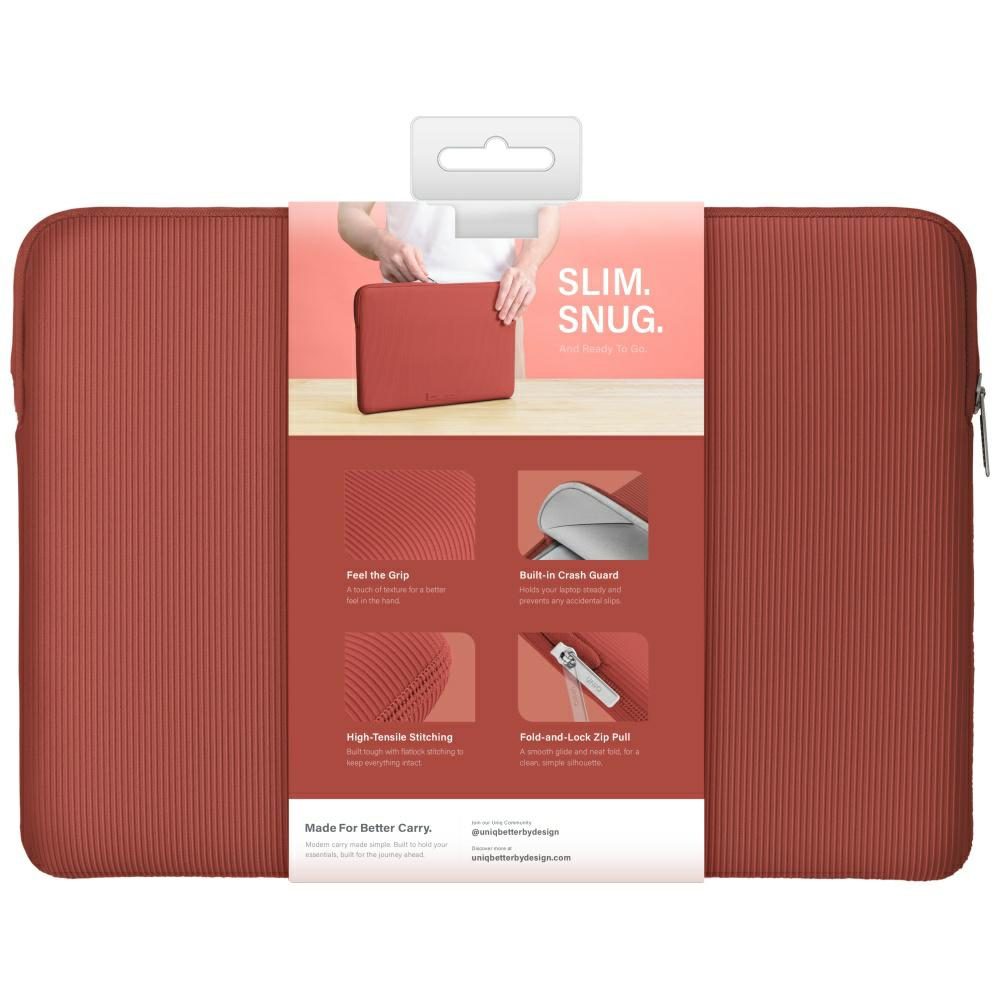 201432_7 Uniq Cyprus Ridge Edition Laptop Sleeve for a 14" water-resistant neoprene laptop - redeng