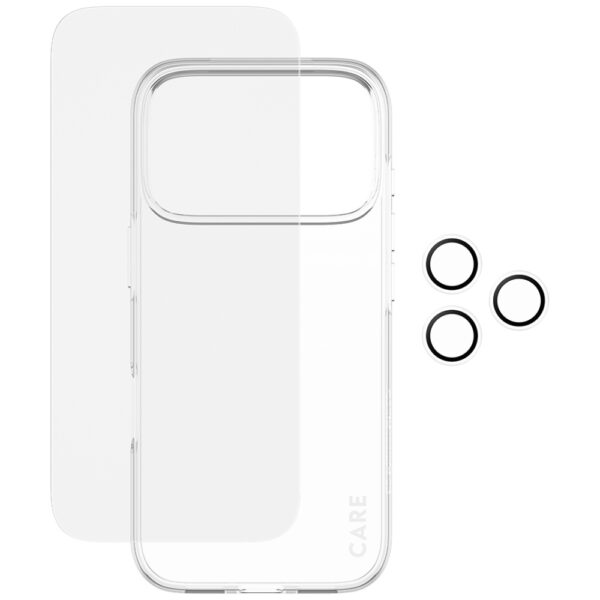 201441_3 CARE by PanzerGlass Fashionable Combo 3in1 Case + Glass + Lens for iPhone 17 Proeng