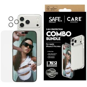 CARE by PanzerGlass Fashionable Combo 3in1 Case + Glass + Lens for iPhone 17 Pro Maxeng
