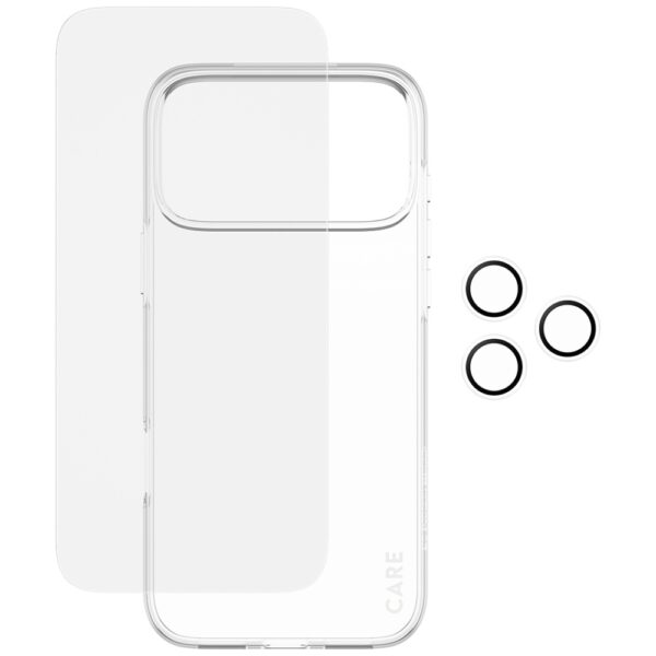 201442_3 CARE by PanzerGlass Fashionable Combo 3in1 Case + Glass + Lens for iPhone 17 Pro Maxeng