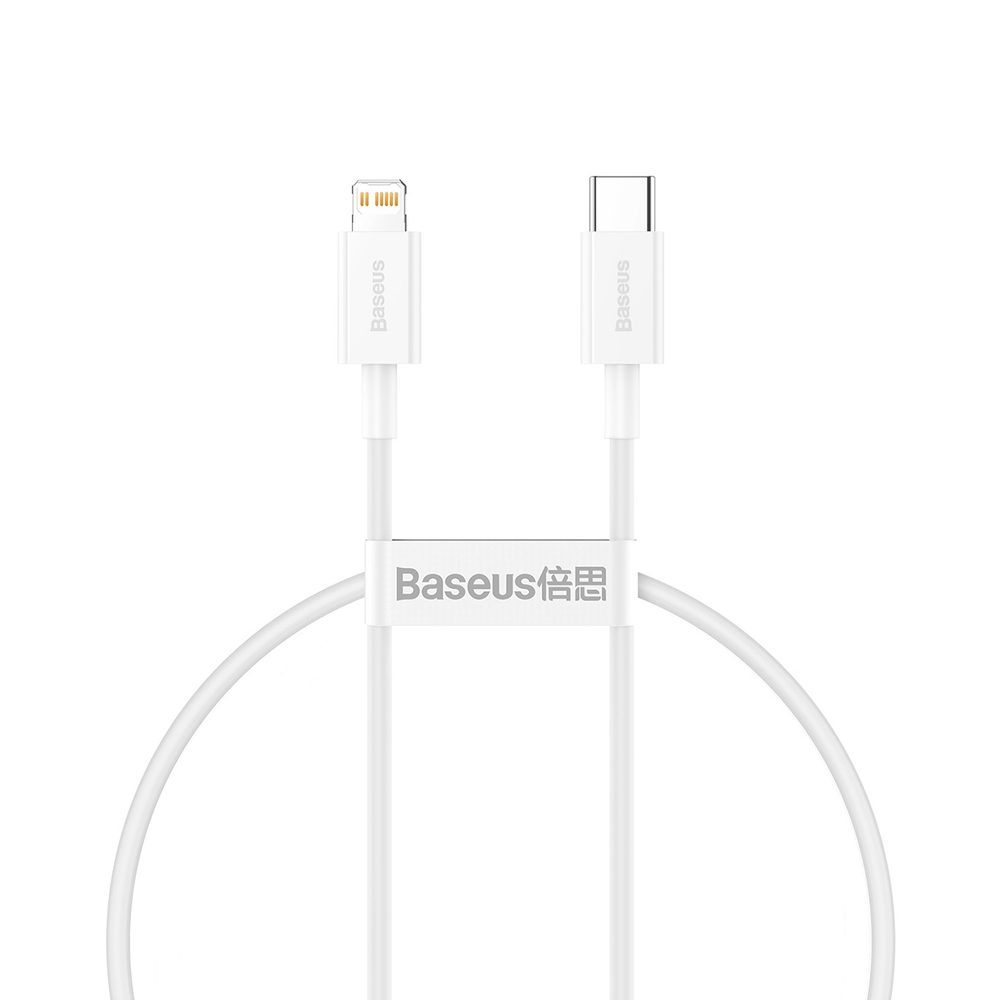 201460_9 Baseus Superior Series USB-C / Lightning PD 20W 2 m cable - whiteeng