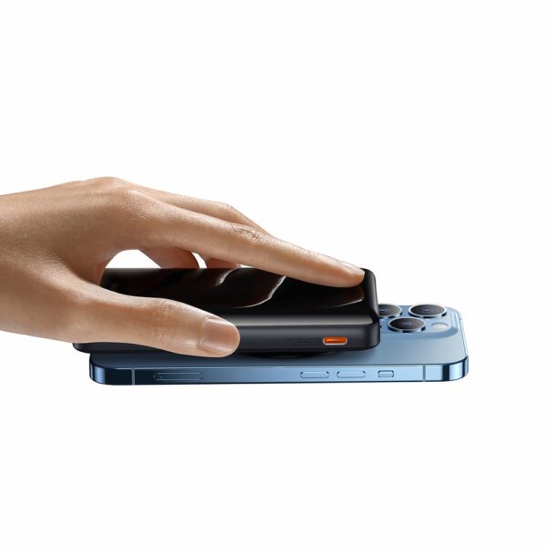 Baseus Magnetic Bracket Powerbank 10000mAh 20W with MagSafe - Dark Blue + USB-C Cable 60W 0.5meng