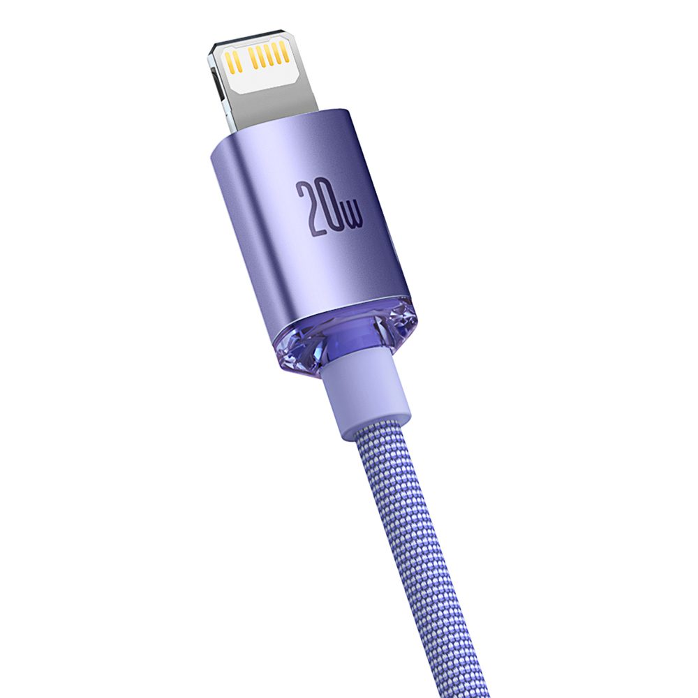 Baseus CAJY000205 Lightning - USB-C PD cable 20W 480Mb/s 1.2m - purpleeng