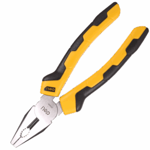 Szczypce uniwersalne (kombinerki) Deli Tools EDL2008, 8" (żółte)