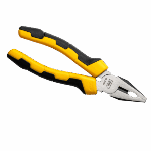 Szczypce uniwersalne (kombinerki) Deli Tools EDL2007, 7" (żółte)
