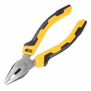 Szczypce uniwersalne (kombinerki) Deli Tools EDL2006, 6" (żółte)