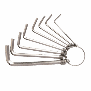 Zestaw kluczy imbusowych Deli Tools EDL3080, 1.5-6mm (srebrny)