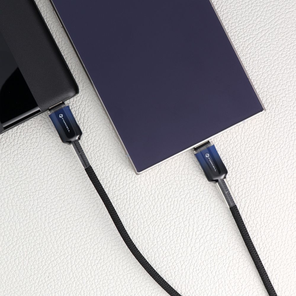 20bee246674c9babab28197ea196191c FORCELL F-ENERGY C354 cable Type C to Type C QC4.0 PD 3A 60W Gradient 1 m black