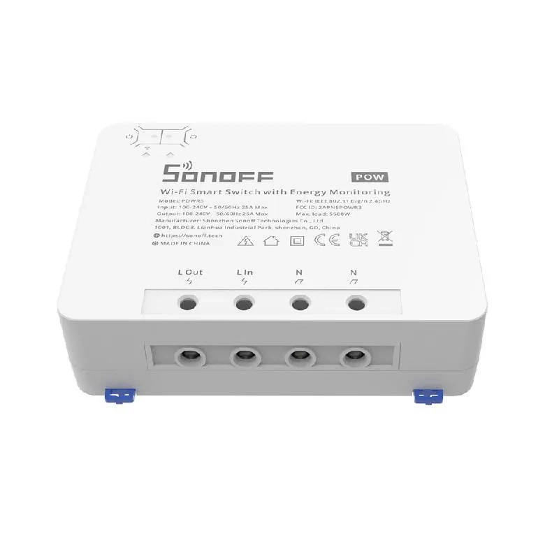Inteligentny przełącznik WiFi z funkcją pomiaru prądu Sonoff POWR3