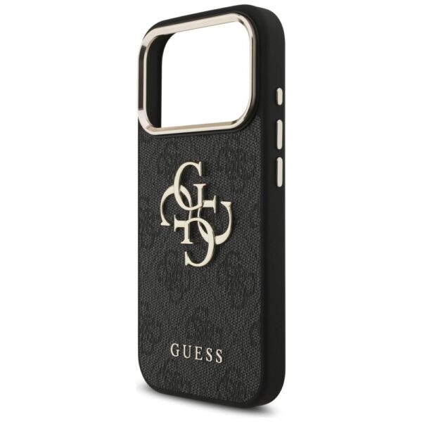 215bfa9d9068bdf0e023079af9bef01b GUESS case for IPHONE 17 Pro GUHCP17L4GMGCGR (PU W/ Big 4G Classic Logo) gold black
