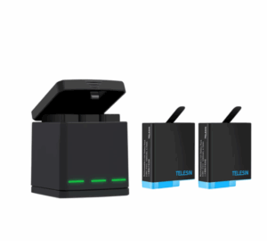Ładowarka trójkanałowa Telesin Box dla GoPro Hero 5/6/7/8 + 2 akumulatory (GP-BNC-801)