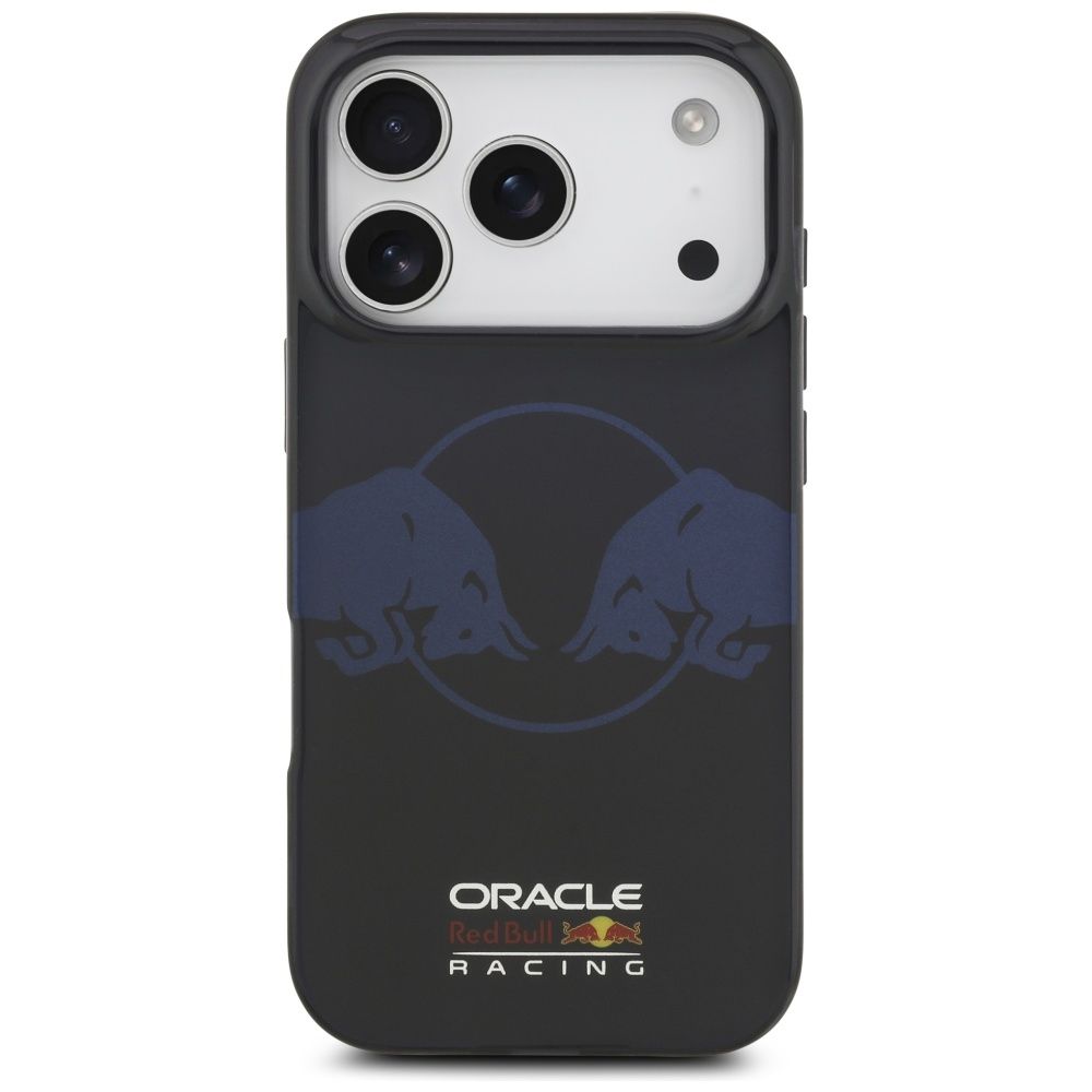 RED BULL case for IPHONE 17 Pro compatible with MagSafe RBHMP17L24HIDBV (IML Transparent PC Two Bulls) navy