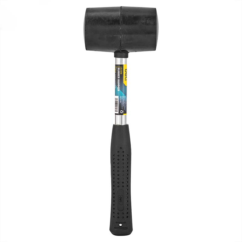Młotek gumowy Deli Tools EDL5616, 0.5kg (czarny)