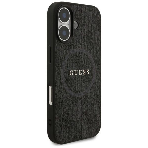 23824ae9887b9c7a32cc5d49bd6cec30 GUESS case for IPHONE 17 compatible with MagSafe GUHMP17SG4GFRK (PU 4G Ring Classic Logo) black